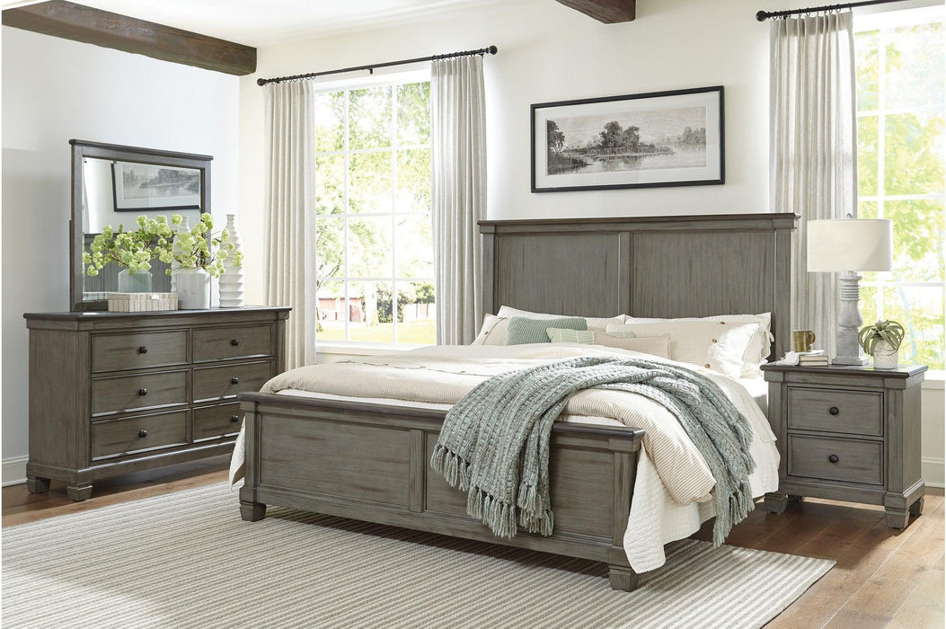 Weaver Eastern King Bed In Antique Gray 1626Gyk-1Ek* | Homelegance