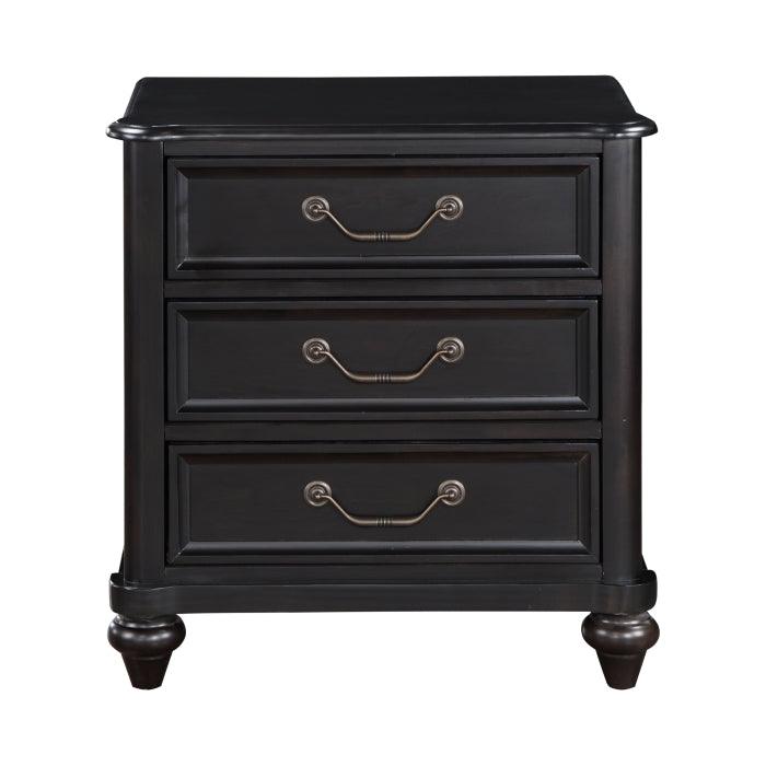 Herman Night Stand In Charcoal Brown 1420-4 | Homelegance