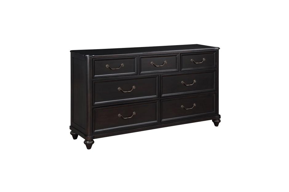 Herman 5 Piece Eastern King Bedroom Set In Charcoal Brown 1420-1Ek*5 | Homelegance