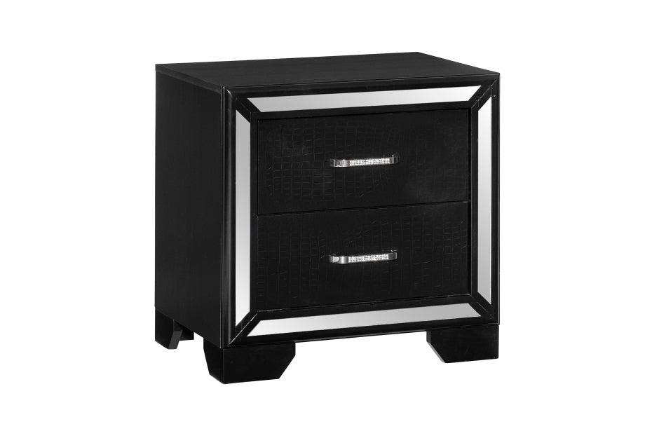 Aveline 6 Piece Eastern King Bedroom Set In Black 1428Bkk-1Ek*6 | Homelegance