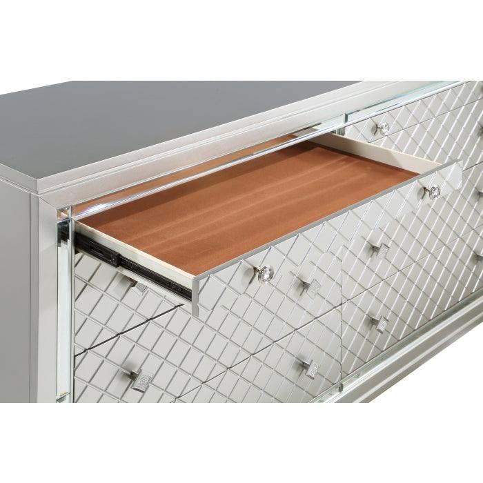 Leesa Dresser In Silver 1430-5 | Homelegance