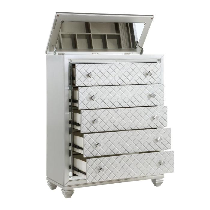 Leesa Chest In Silver 1430-9 | Homelegance