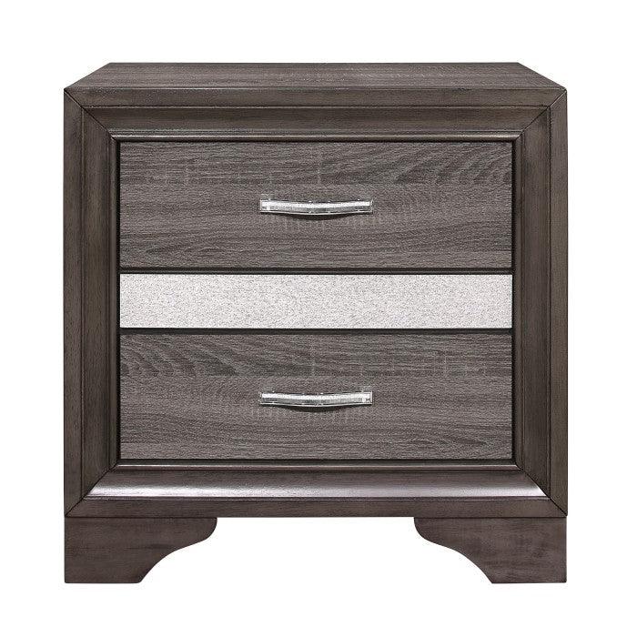 Luster Night Stand In Gray 1505-4 | Homelegance