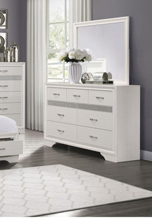 Luster Dresser And Mirror In White 1505W-6 | Homelegance
