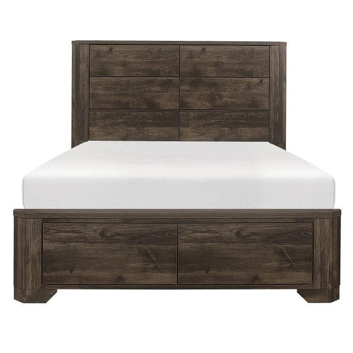 Jocelyn Queen Bed In Rustic Brown 1509-1* | Homelegance