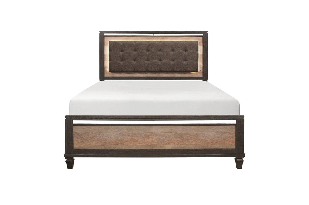 Danridge 6 Piece Eastern King Bedroom Set In Brown 1518K-1Ek-6Set | Homelegance