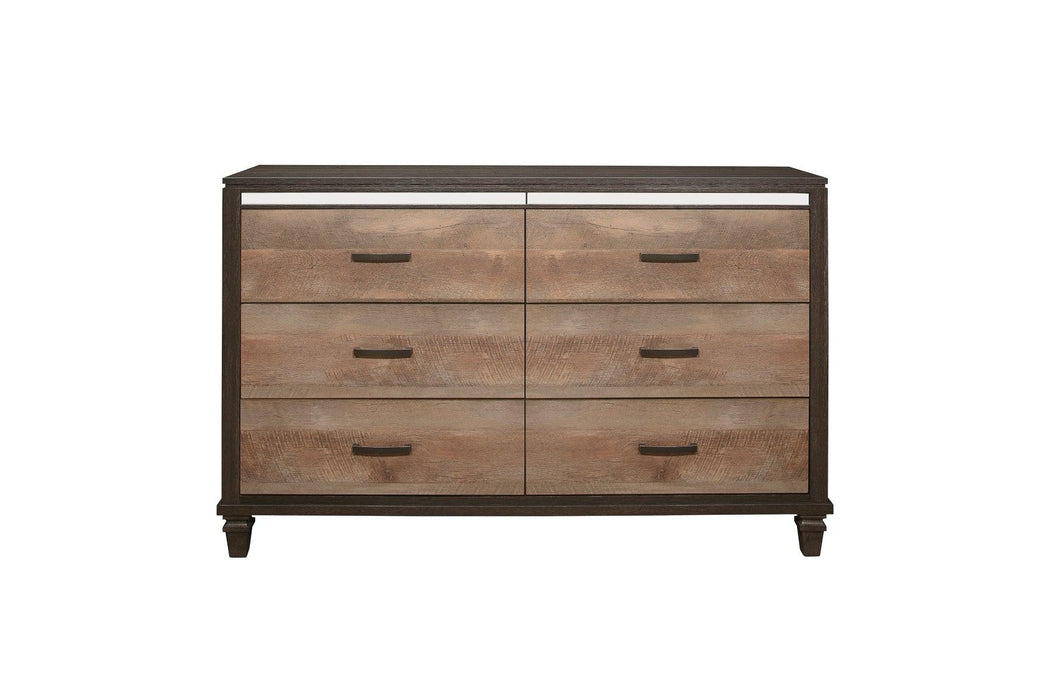 Danridge 6 Piece Queen Bedroom Set In Brown 1518-1-6Set | Homelegance