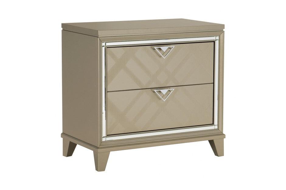 Bijou Night Stand In Champagne 1522-4Wf | Homelegance