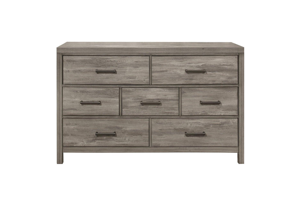 Bainbridge Dresser And Mirror In Weathered Gray 1526-6 | Homelegance