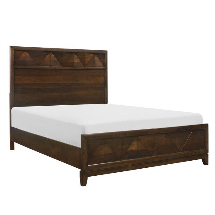 Aziel Eastern King Bed In Walnut 1535K-1Ek* | Homelegance