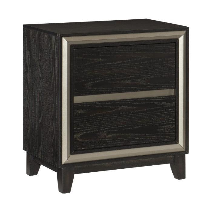 Grant Night Stand In Silver 1536-4 | Homelegance