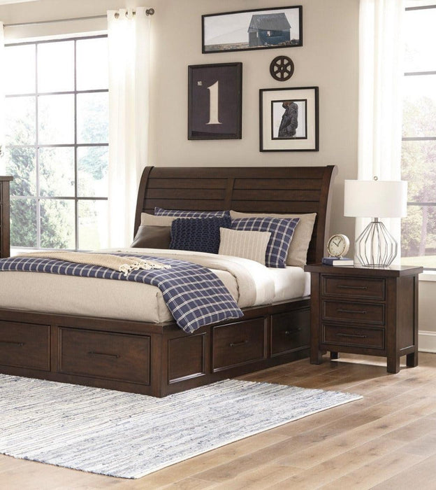 Logandale 3 Piece Queen Platform Bedroom Set 1559-Q-3Set | Homelegance