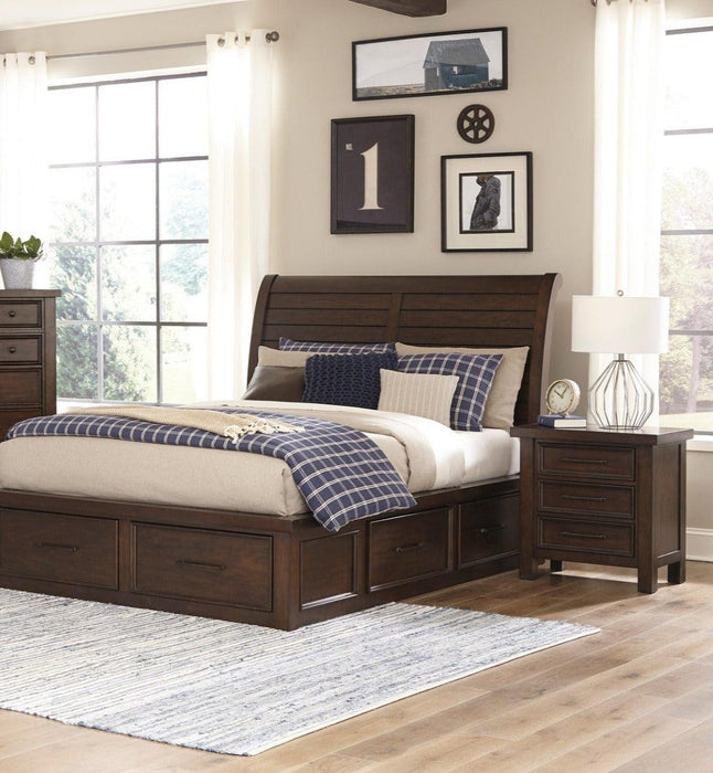 Logandale 3 Piece Eastern King Platform Bedroom Set 1559K-1Ek-3Set | Homelegance