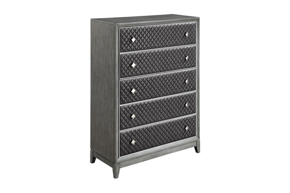 West End Chest In Wire-Brushed Gray 1566Gy-9 | Homelegance