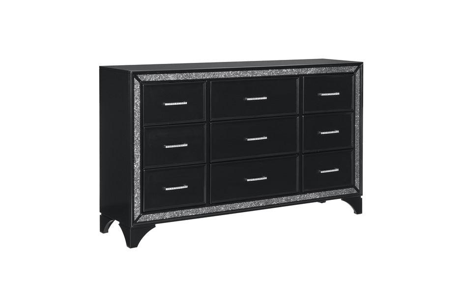 Salon Dresser In Pearl Black Metallic 1572Bk-D | Homelegance