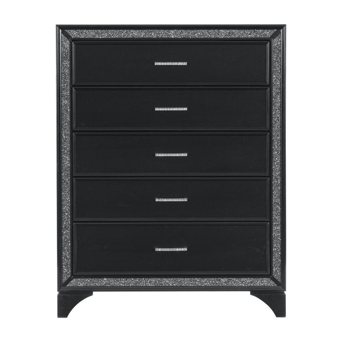 Salon Chest In Pearl Black Metallic 1572Bk-C | Homelegance