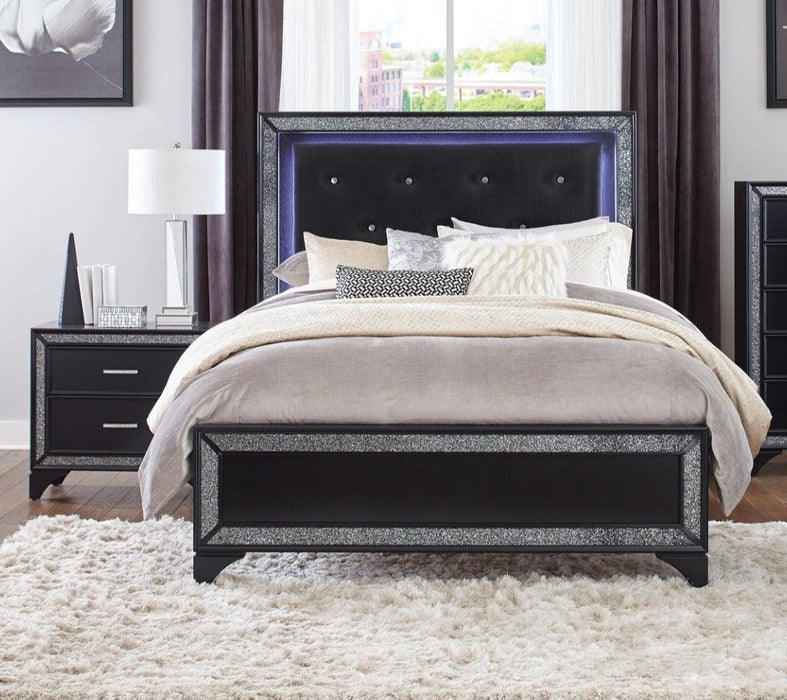 Salon 3 Piece Queen Bedroom Set 1572Bk-Q-3Set | Homelegance