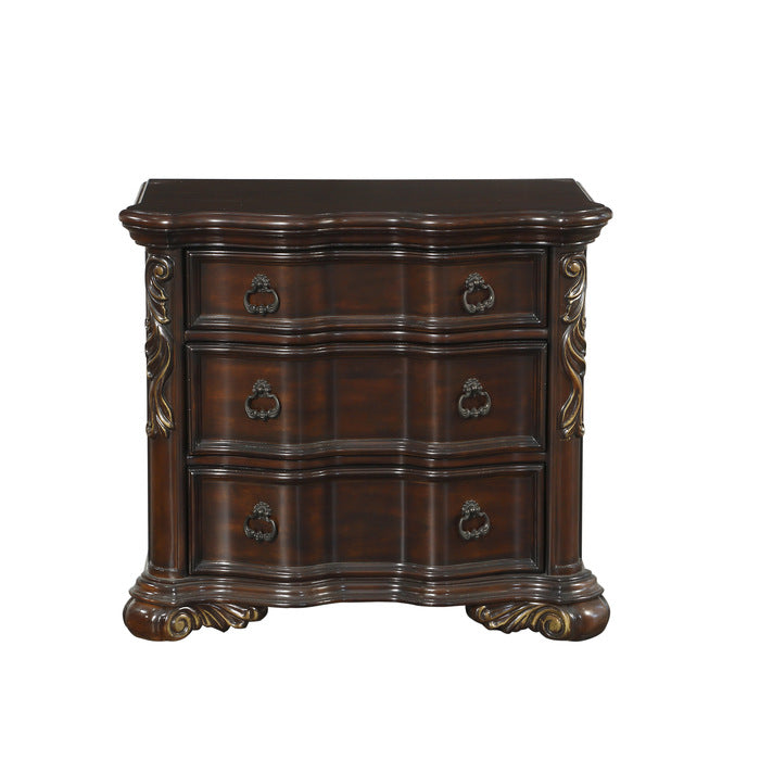 Royal Highlands 4 Piece Queen Bedroom Set In Rich Cherry 1603-1-4 | Homelegance