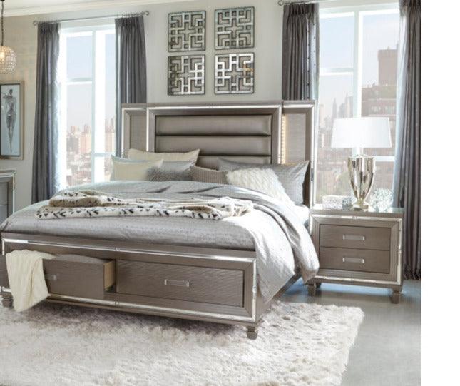 Tamsin 3 Piece Queen Platform Bedroom Set 1616-1-3Set | Homelegance