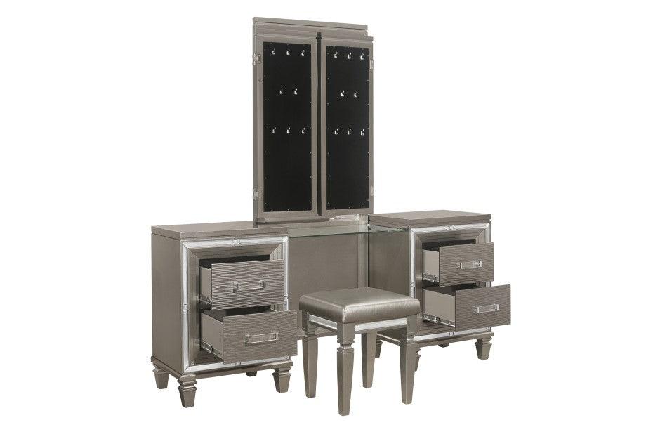 Tamsin 7 Piece Queen Platform Bedroom Set 1616-1-7Set | Homelegance