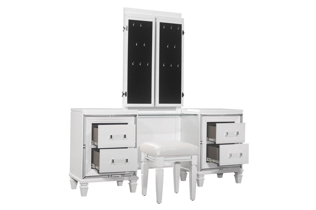 Tamsin Vanity Dresser With Mirror Set In White 1616W-15* | Homelegance