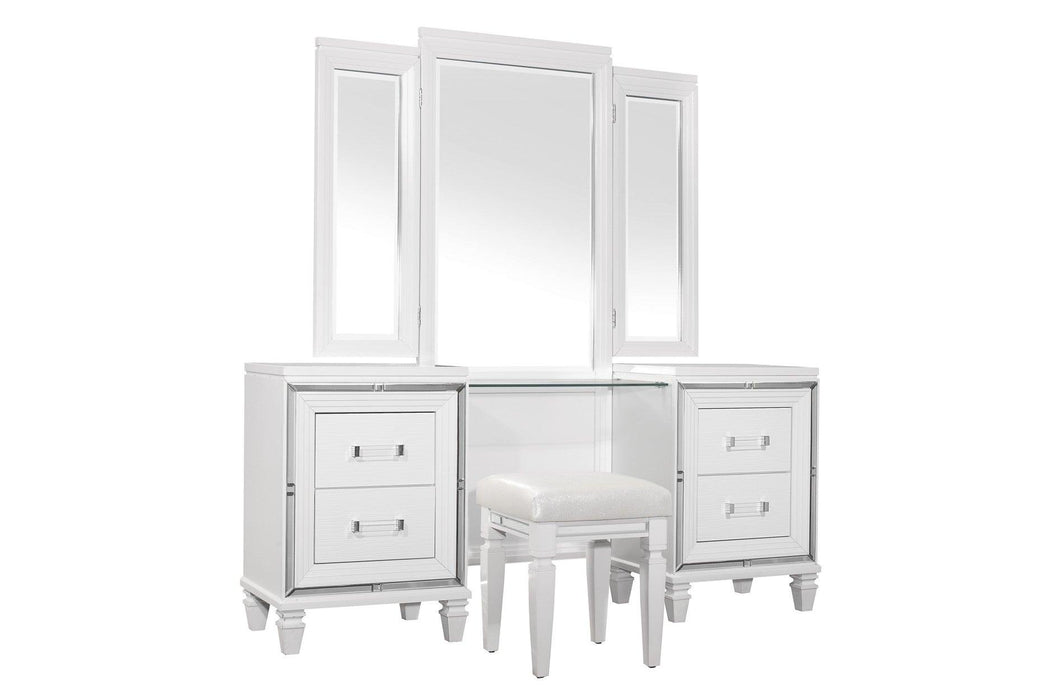 Tamsin Vanity Dresser With Mirror Set In White 1616W-15* | Homelegance