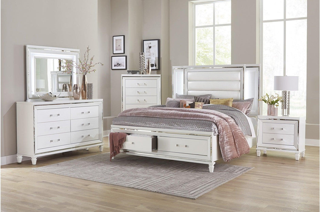 Tamsin Dresser With Mirror In White 1616W-6 | Homelegance