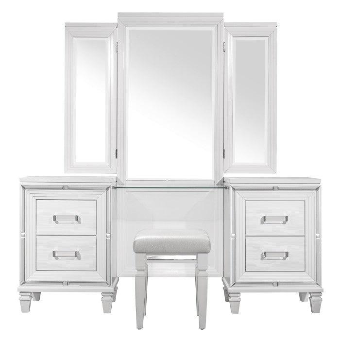Tamsin Vanity Dresser With Mirror Set In White 1616W-15* | Homelegance