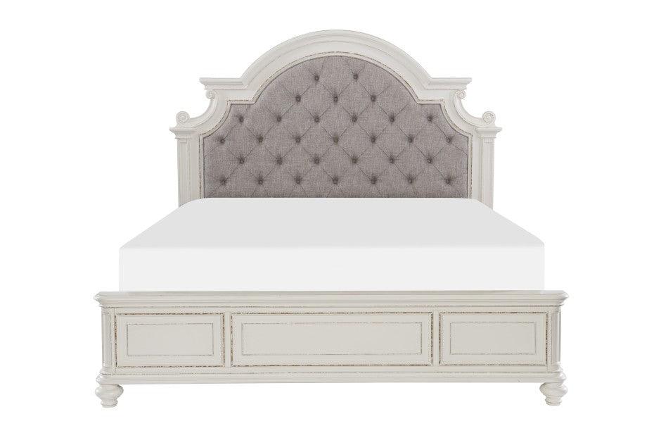 Baylesford Queen Bed In Antique White 1624W-1* | Homelegance