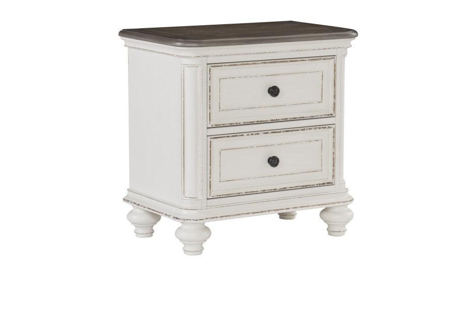 Baylesford Night Stand In Antique White 1624W-4 | Homelegance