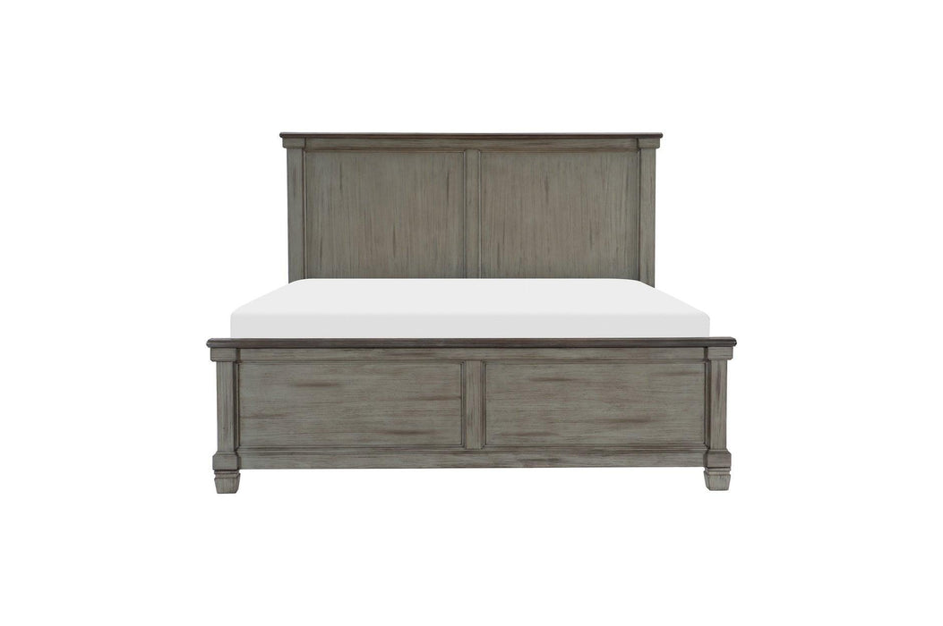 Weaver 5 Piece Eastern King Bedroom Set In Antique Gray 1626Gyk-1Ek-5Set | Homelegance