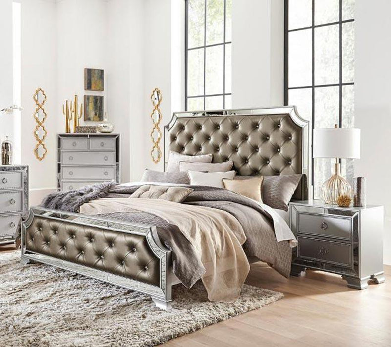 Avondale 3 Piece Queen Bedroom Set In Silver 1646-1-3Set | Homelegance
