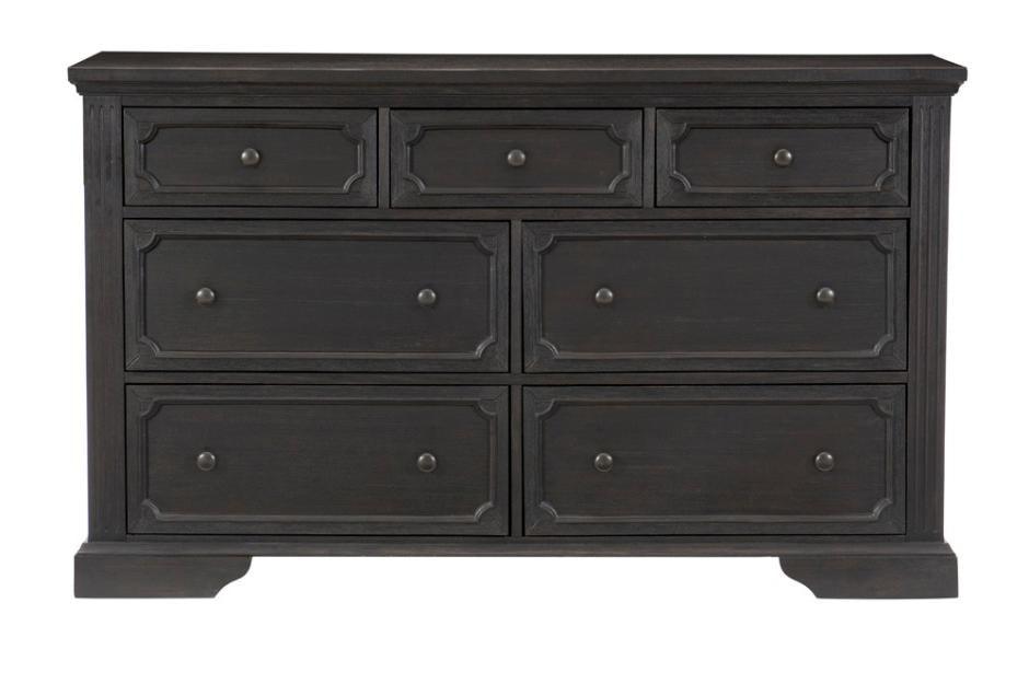 Bolingbrook Dresser In Wire-Brushed Charcoal 1647-5 | Homelegance