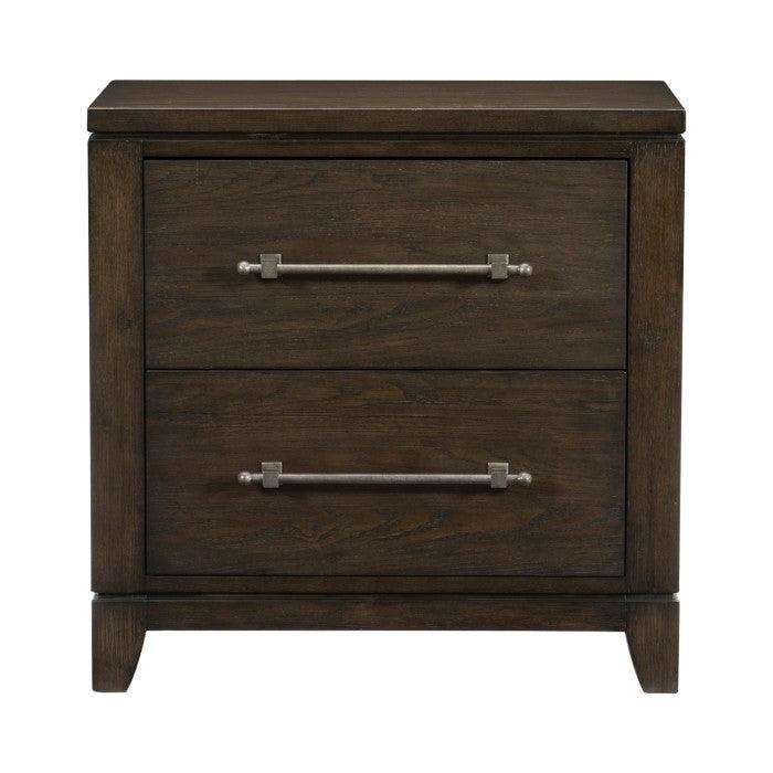 Griggs Night Stand In Dark Brown 1669-4 | Homelegance