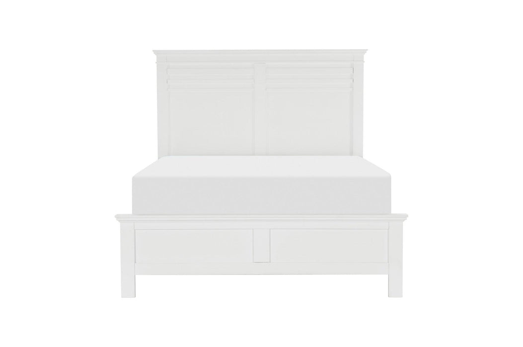 Blaire Farm 6 Piece Eastern King Bedroom Set In White 1675Wk-1Ek-6Set | Homelegance