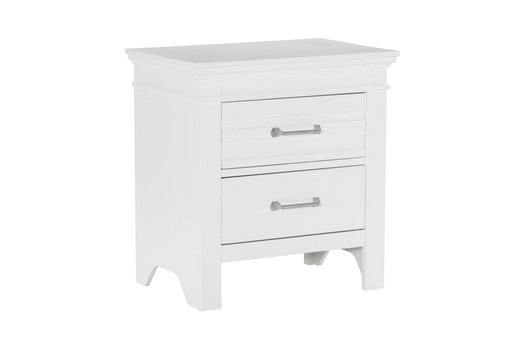 Blaire Farm 5 Piece Eastern King Bedroom Set In White 1675Wk-1Ek-5Set | Homelegance