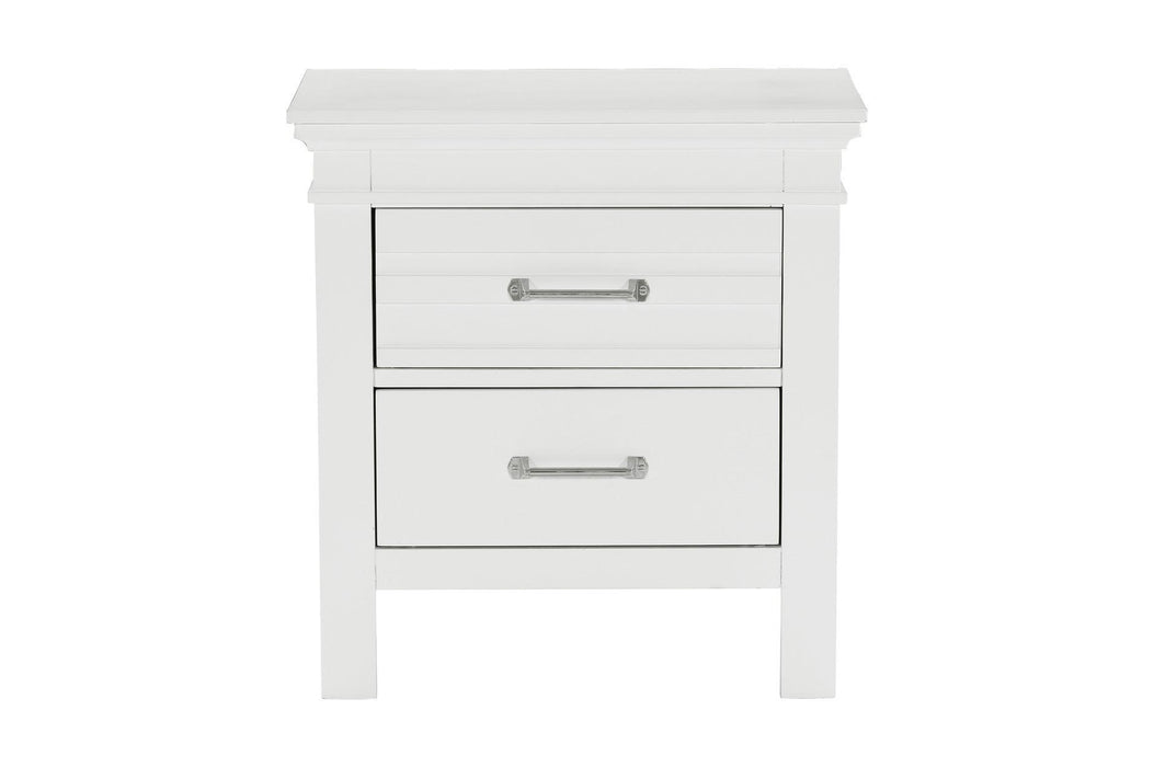 Blaire Farm 5 Piece Queen Bedroom Set In White 1675W-1-5Set | Homelegance