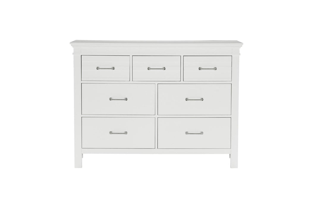 Blaire Farm 5 Piece Eastern King Bedroom Set In White 1675Wk-1Ek-5Set | Homelegance