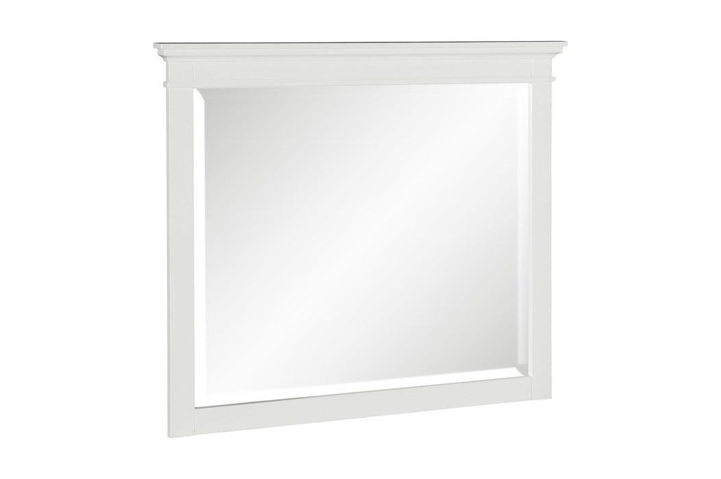Blaire Farm Dresser With Mirror In White 1675W-6 | Homelegance