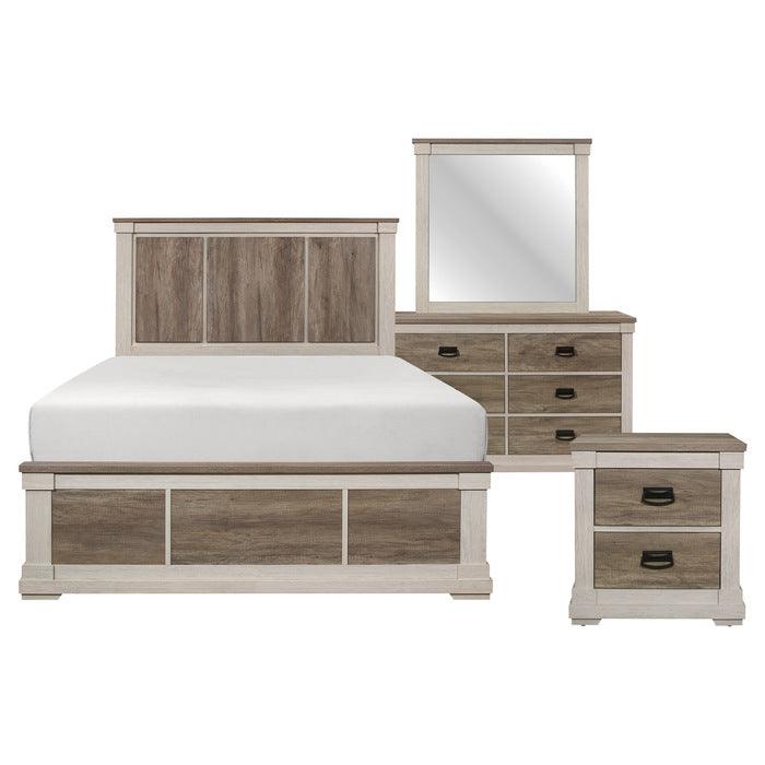 Arcadia 4 Piece Queen Bedroom Set In Weathered Gray 1677-1*4 | Homelegance