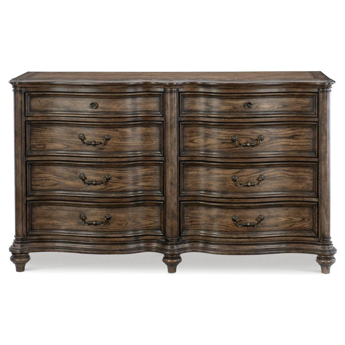 Heath Court Dresser In Brown Oak 1682-D | Homelegance