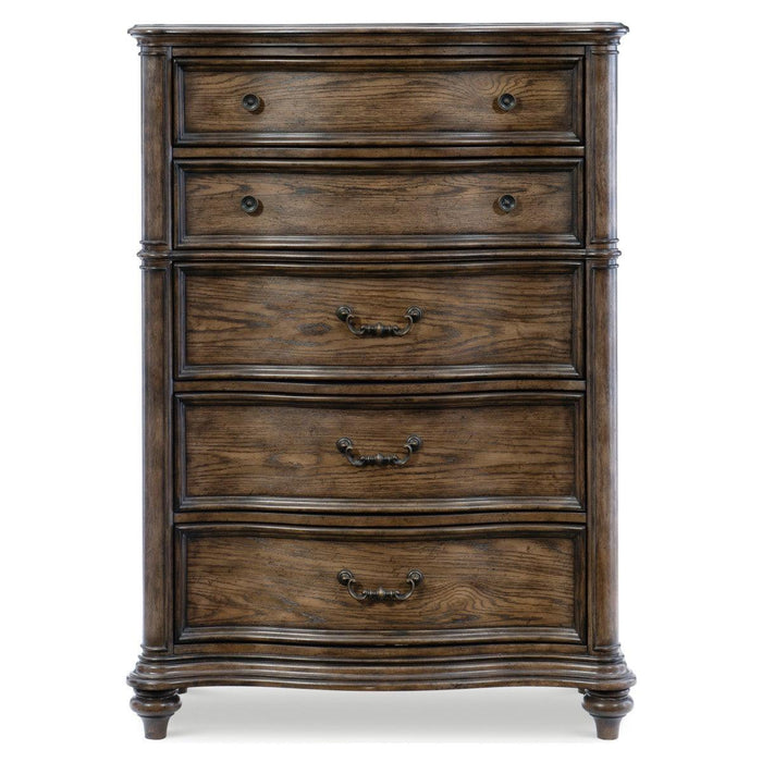 Heath Court Chest In Brown Oak 1682-C | Homelegance