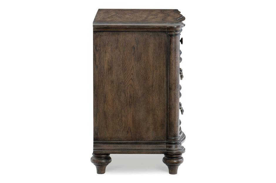 Heath Court Night Stand In Brown Oak 1682-N | Homelegance