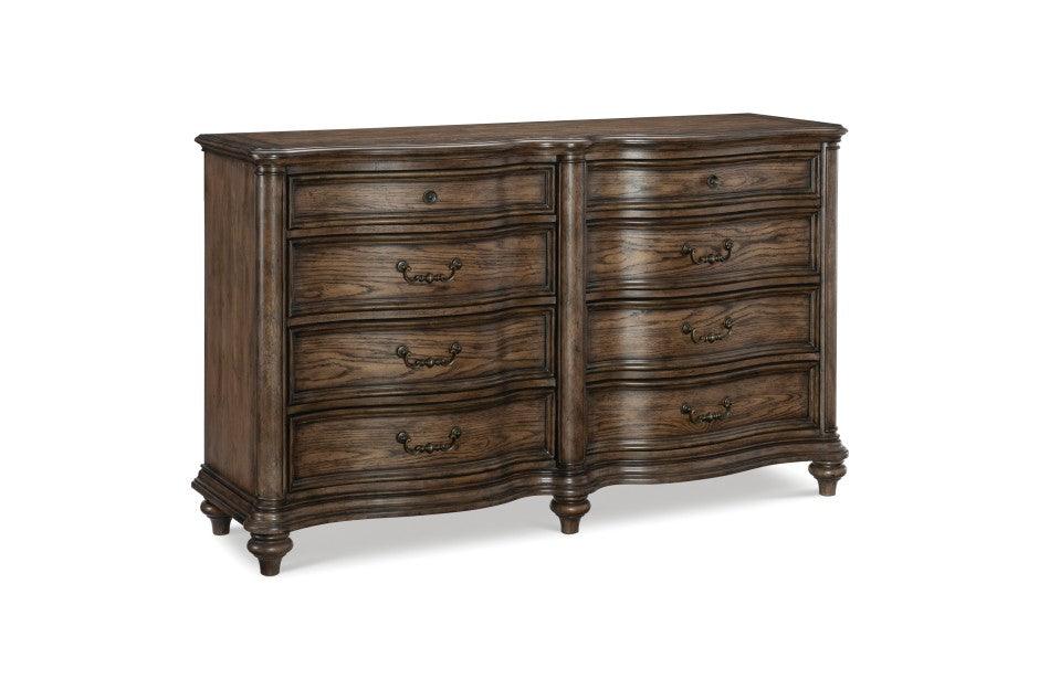 Heath Court Dresser In Brown Oak 1682-D | Homelegance