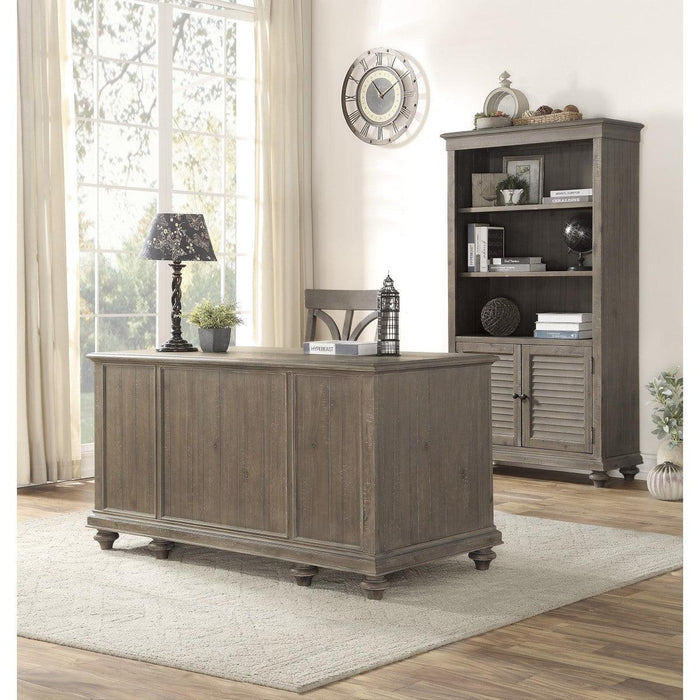 Cardano Executive Desk In Light Brown 1689Br-17 | Homelegance