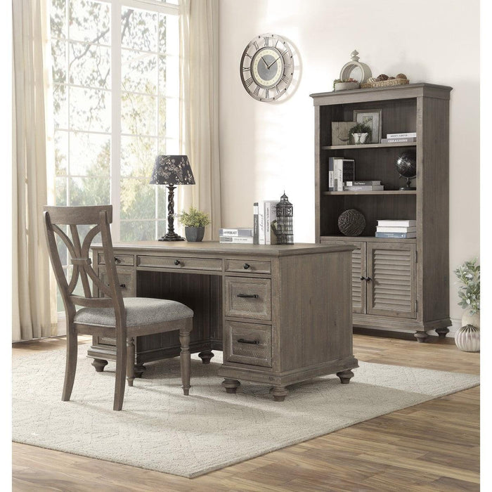 Cardano Executive Desk In Light Brown 1689Br-17 | Homelegance