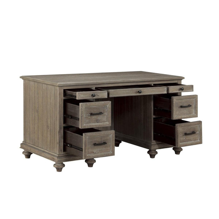 Cardano Executive Desk In Light Brown 1689Br-17 | Homelegance