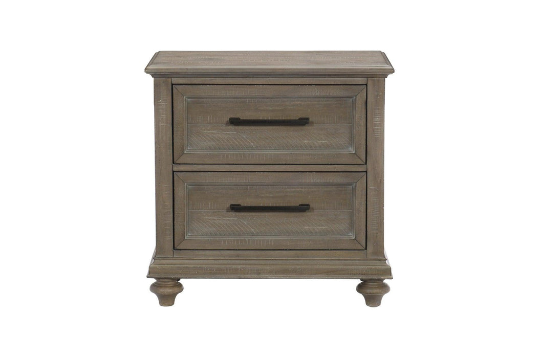 Cardano Night Stand In Light Brown 1689Br-4 | Homelegance