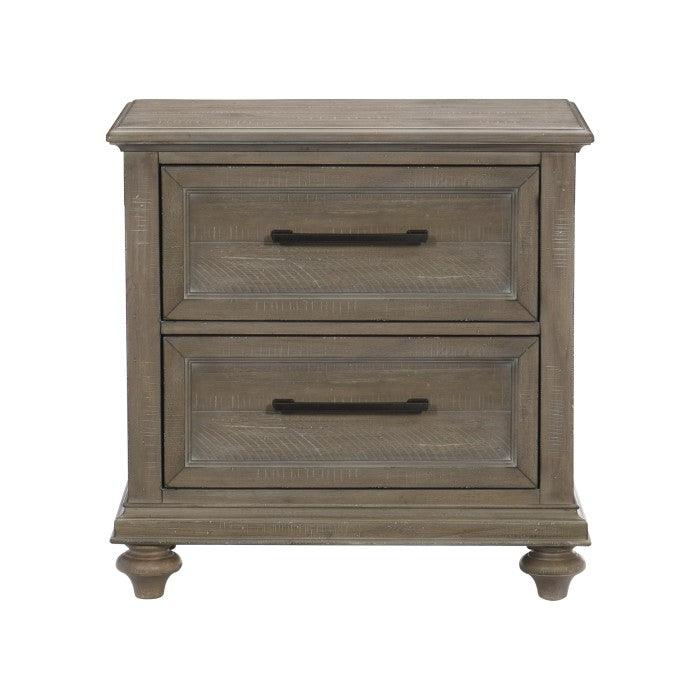 Cardano Night Stand In Light Brown 1689Br-4 | Homelegance
