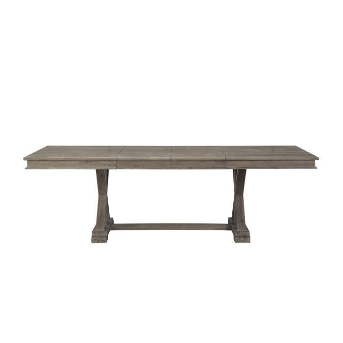 Cardano Dining Table In Driftwood Light Brown 1689Br-96* | Homelegance